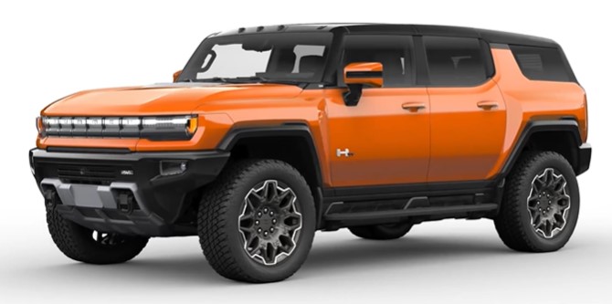 2024 GMC Hummer EV SUV - Afterburner Tintcoat