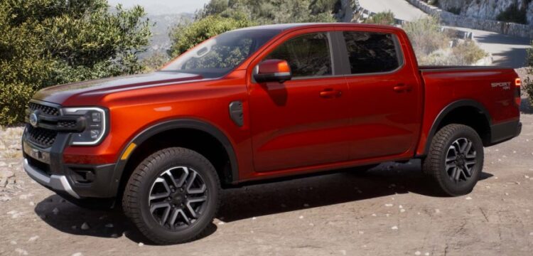 2024 Ford Ranger - Hot Pepper Red