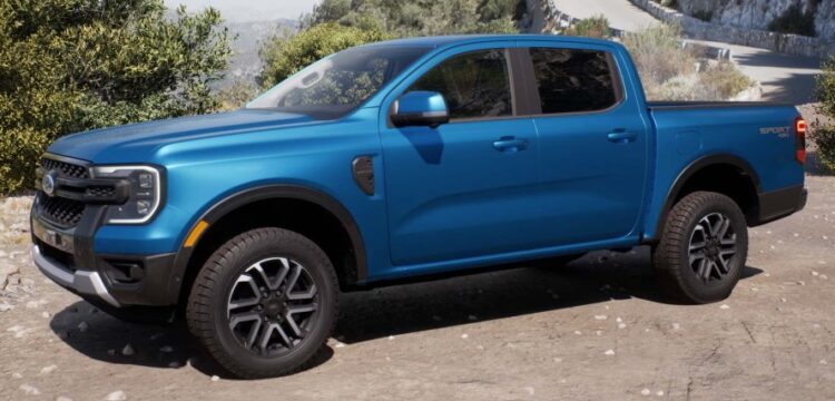 2024 Ford Ranger - Velocity Blue