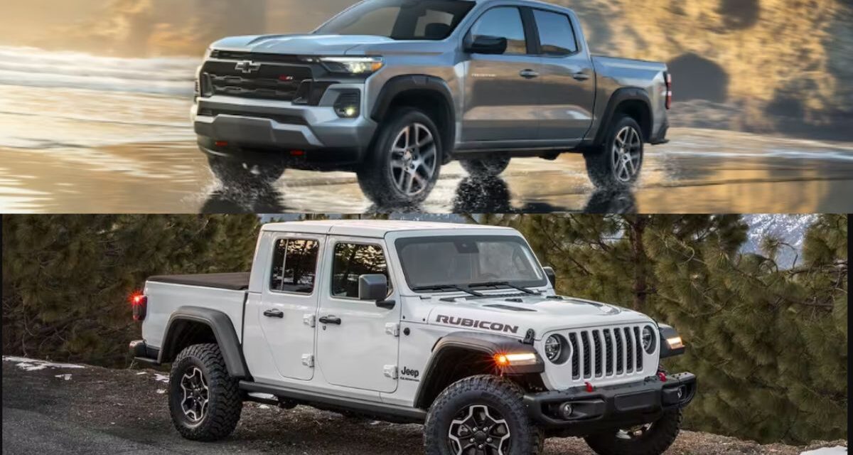 2024 Chevrolet Colorado vs 2024 Jeep Gladiator