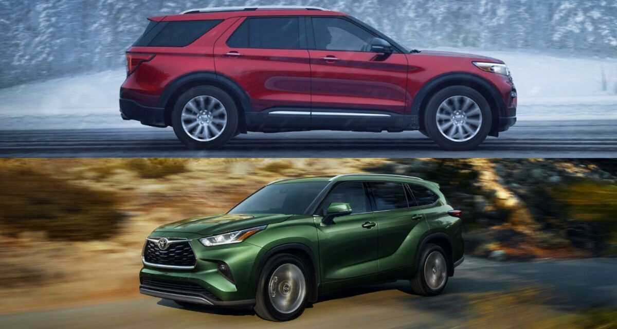 2024 Ford Explorer vs 2024 Toyota Highlander